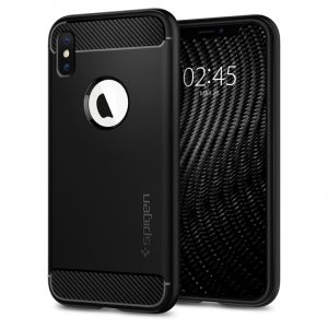 Spigen Rugged Armor θήκη για iPhone X/XS. Black
