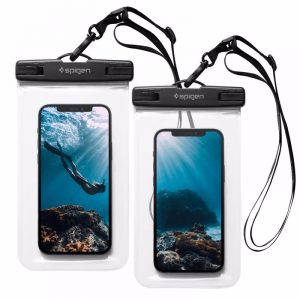 Spigen Velo A601 Αδιάβροχη θήκη για κινητά εώς 6.8 Inches 2 Pack. Clear