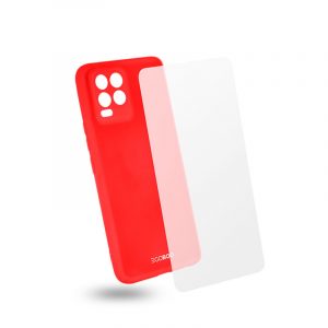 Egoboo Case and Tempered Glass θήκη για Realme 8/ 8 Pro. Coral