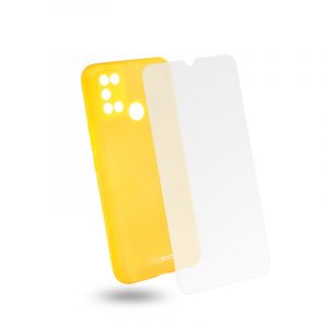 Egoboo Case and Tempered Glass θήκη για Realme 7i. Lime