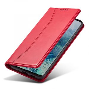 Bodycell PU Leather Wallet θήκη για Realme 9i. Red