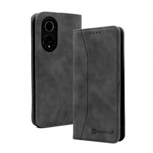 Bodycell PU Leather Wallet θήκη για Huawei Nova 9. Black