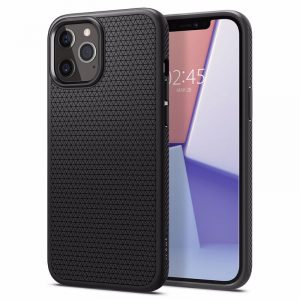 Spigen Liquid Air θήκη για iPhone 12 Pro/ 12. Black