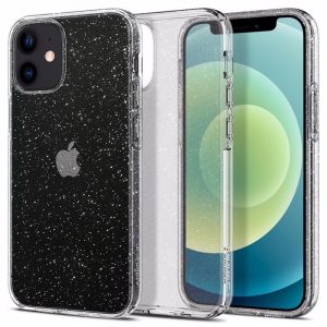 Spigen Liquid Crystal Glitter θήκη για iPhone 12 Mini. Crystal Quartz