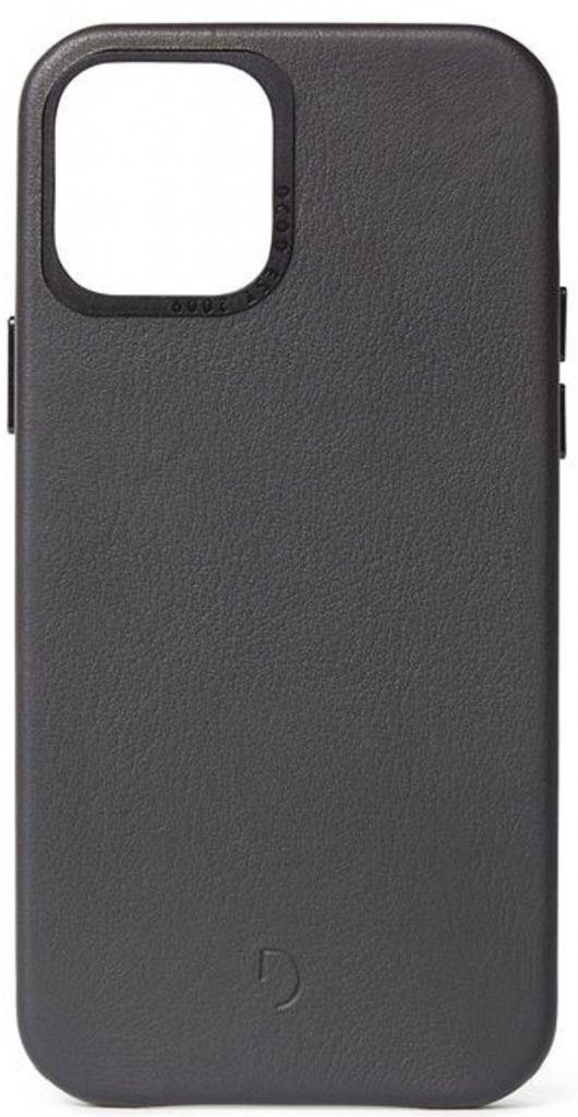 Decoded Leather Back Cover θήκη για iPhone 12 Mini. Black
