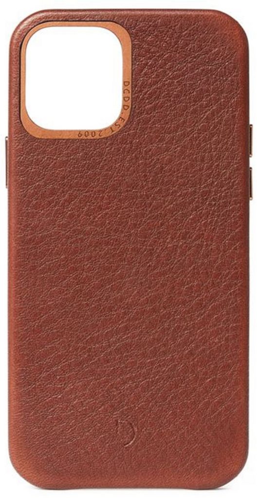 Decoded Leather Back Cover θήκη για iPhone 12 Mini. Brown