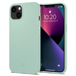 Spigen Thin Fit θήκη για iPhone 13 Mini. Apple Mint