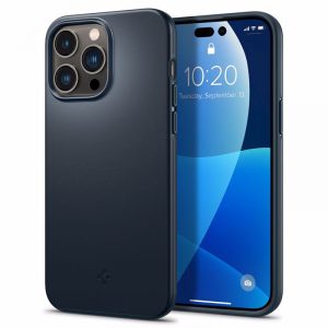 Spigen Thin Fit θήκη για iPhone 14 Pro Max. Metal Slate