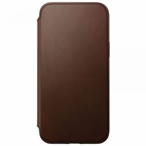 Nomad Modern Leather Folio With MagSafe θήκη για iPhone 14 Plus. Brown