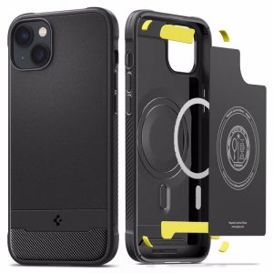 Spigen Rugged Armor MagFit θήκη για iPhone 14. Matte Black