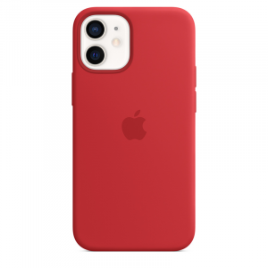Apple Silicone with MagSafe θήκη για iPhone 12 Mini. Red