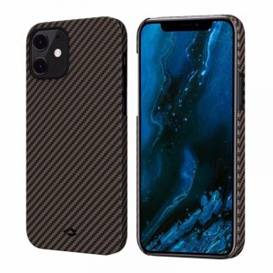 Pitaka MagCase Aramid Kevlar για το iPhone 12. Black/Gold (Twill)