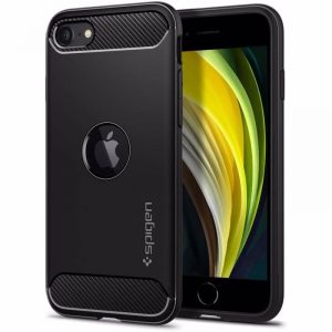 Spigen Rugged Armor θήκη για iPhone SE. Black