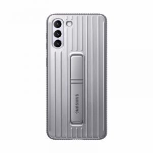 Samsung Protective Standing Cover for Samsung Galaxy S21 Plus. Light Grey