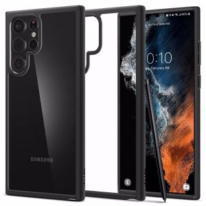 Spigen Ultra Hybrid θήκη για Samsung Galaxy S22 Ultra. Matte Black