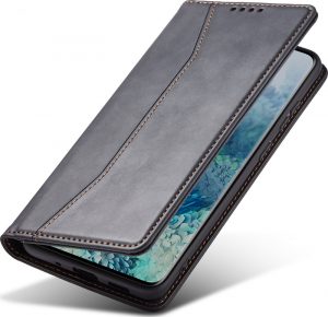 Bodycell PU Leather Wallet θήκη για Samsung Galaxy S21 Ultra. Black