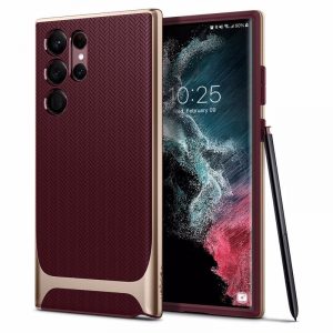Spigen Neo Hybrid θήκη για Samsung Galaxy S22 Ultra. Burgundy