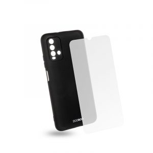 Egoboo Case and Tempered Glass θήκη για Xiaomi Redmi 9T. Black