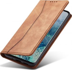 Bodycell PU Leather Wallet θήκη για Xiaomi Mi Note 10/ 10 Pro. Brown