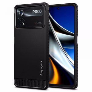 Spigen Rugged Armor θήκη για Xiaomi Poco X4 Pro 5G. Black