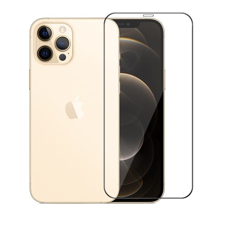 21D Full Glue Black Tempered Glass iPhone 12 Pro Max
