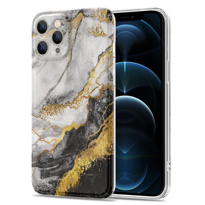 iPhone 12 Pro Soft Case Marble Stone