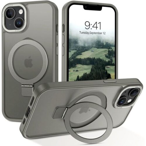 Θήκη Orso Ostand Hybrid Focus Frosted Titanium Grey iPhone 13/14
