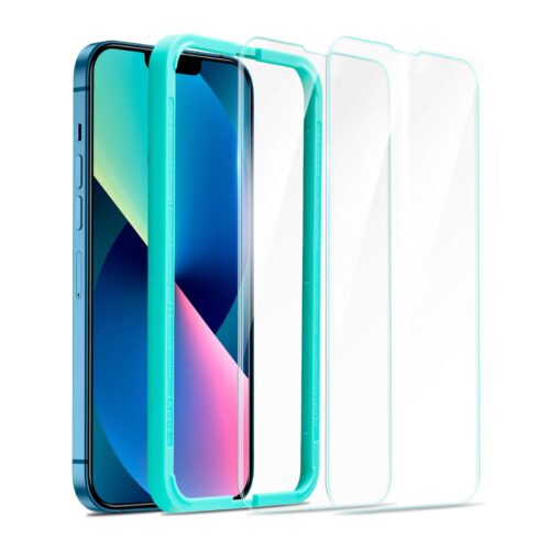 ESR Premium Quality Tempered Glass iPhone 13 mini (2-Pack With Easy Installation Frame)