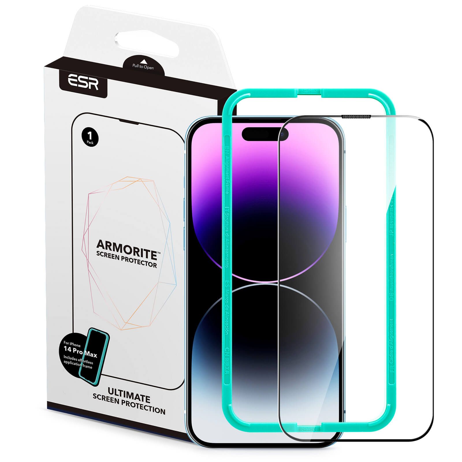 ESR Armorite Ultra-Tough Tempered Glass iPhone 14 Pro (With Easy Installation Frame)