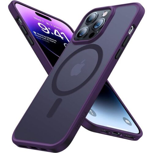 Θήκη Torras Guardian MagSafe Dark Purple iPhone 14 Pro