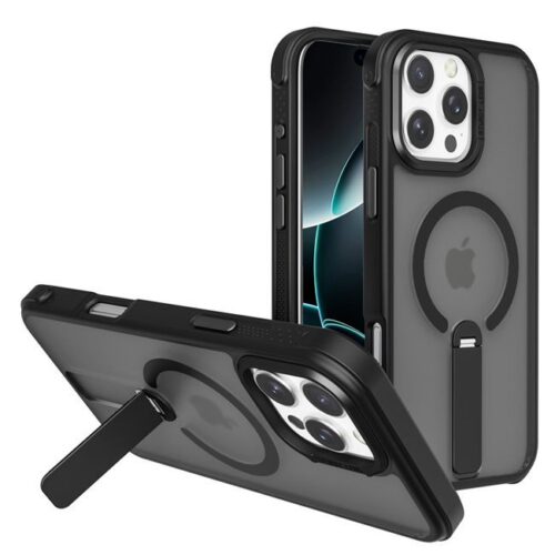 Θήκη Orso Sturdy Flickstand MagSafe Frosted Black iPhone 13/14