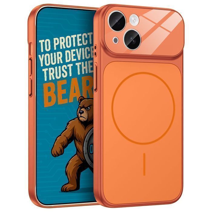 Θήκη Orso Converter Look Magsafe Orange iPhone 15