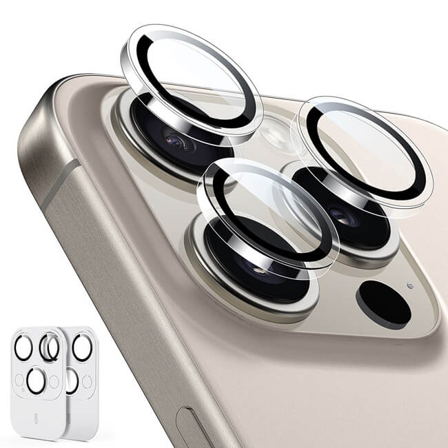 ESR Armorite Tempered Glass Camera Lens Clear iPhone 15 Pro/15 Pro Max