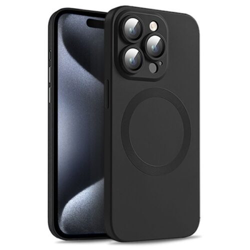 Θήκη Orso Magsafe Camera Lens Protection Black iPhone 15 Pro