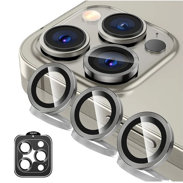 Orso Lens Camera Tempered Glass Titanium iPhone 16 Pro/16 Pro Max