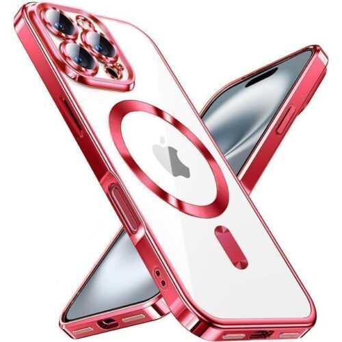 Θήκη Orso Magsafe Camera Protection Bare Look Red iPhone 16 Pro