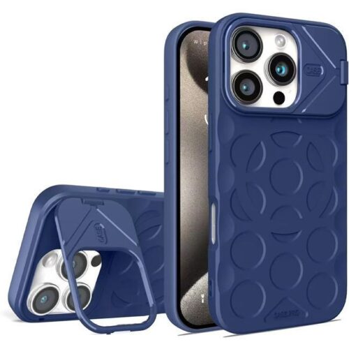 Θήκη Orso Stand Pro Soft Magsafe Blue iPhone 16 Pro Max