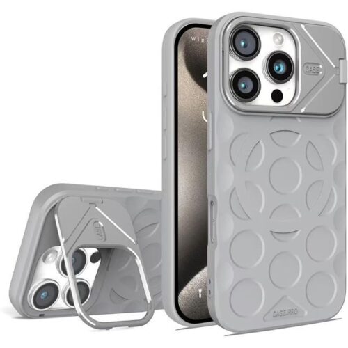 Θήκη Orso Stand Pro Soft Magsafe Grey iPhone 16 Pro Max