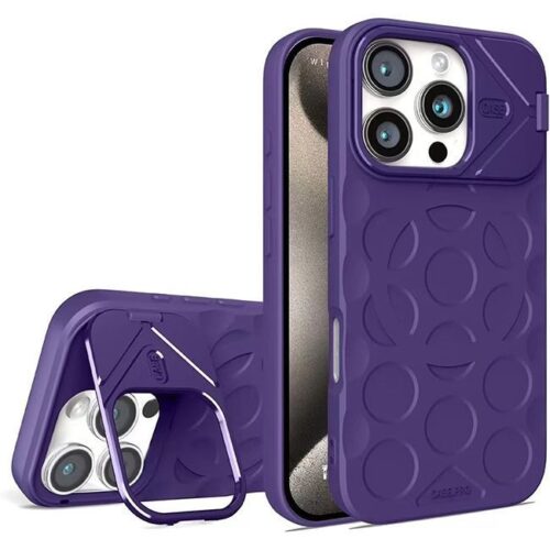 Θήκη Orso Stand Pro Soft Magsafe Purple iPhone 15 Pro Max