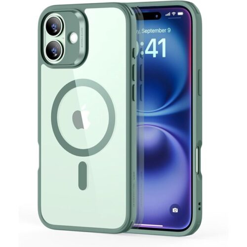 Θήκη ESR Classic Hybrid HaloLock MagSafe Clear Green iPhone 16
