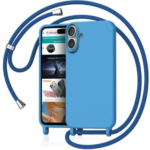 Θήκη Orso Cloud Κορδόνι Alaskan Blue iPhone 16