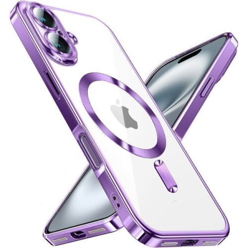 Θήκη Orso Magsafe Camera Protection Bare Look Purple iPhone 16