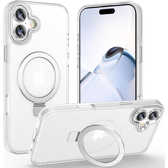 Θήκη Orso Ostand Hybrid Focus Frosted Clear iPhone 16