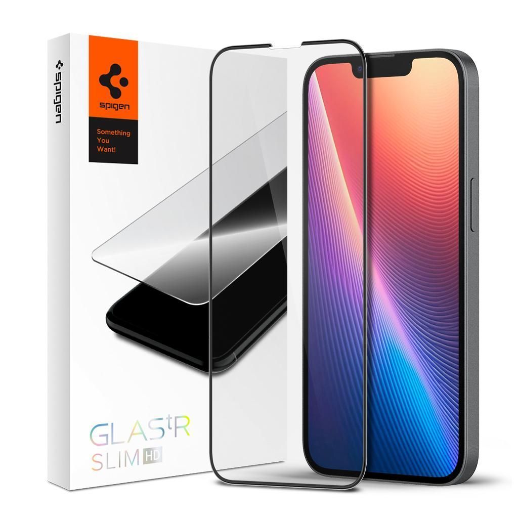 Spigen GLAS. tR Full Cover HD Tempered Glass iPhone 13/13 Pro/14/16e/17e