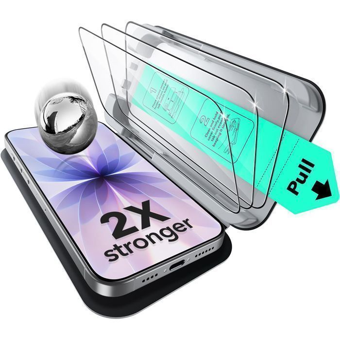 ESR UltraFit Classic Tempered Glass iPhone 17/16 Pro (3 Pack)