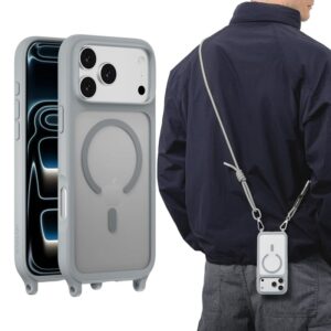 Θήκη MagEasy Roar M with Lanyard Magsafe Grey iPhone 17 Pro Max