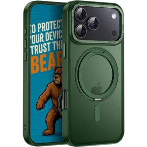 Θήκη Orso Ostand Pro Focus Frosted Green iPhone 17 Pro Max
