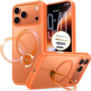 Θήκη Torras Ostand Spin MagSafe Energy Orange iPhone 17 Pro Max