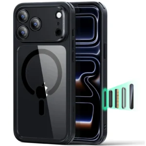 Θήκη ESR Classic Hybrid (Camera Control Button) MagSafe Clear Black iPhone 17 Pro Max
