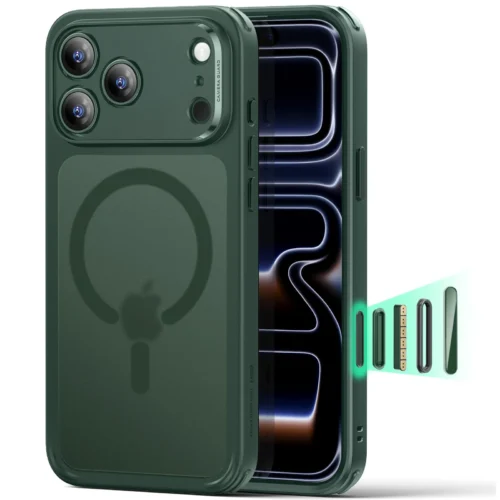 Θήκη ESR Classic Hybrid (Camera Control Button) MagSafe Frosted Green iPhone 17 Pro Max